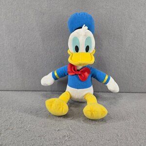 Disney Donald Duck, 12" Sitting Plush, Stuffed Animal, Toy, Clean